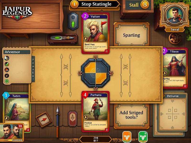 Advanced Jaipur Legends strategy illustration