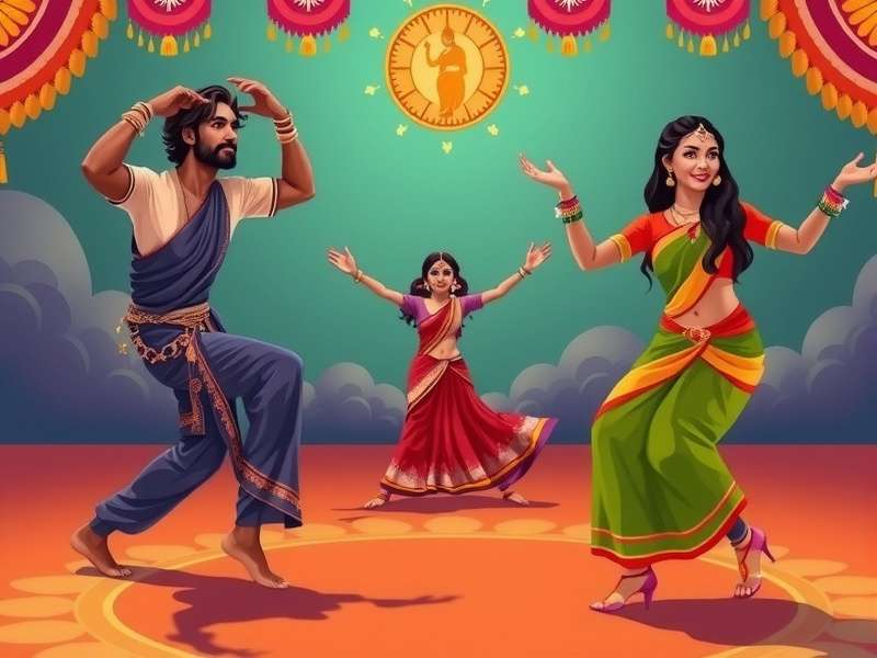 Spiritual Dance Voyage gameplay showcasing traditional Indian dance forms