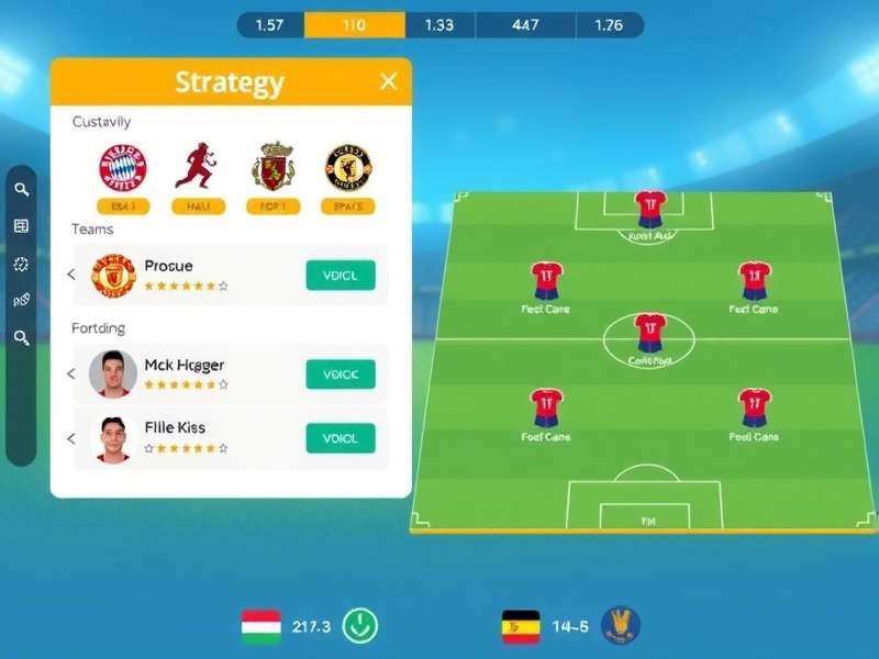 Agile Kick Champion strategy screen showing formation options