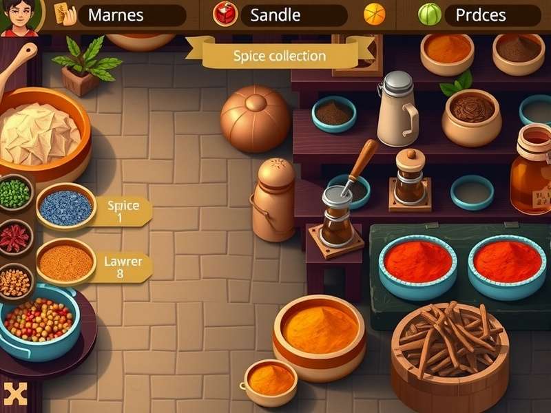 Cumin Hero Challenge spice market scene