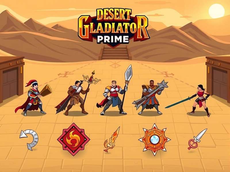 Desert Gladiator Prime multiplayer arena