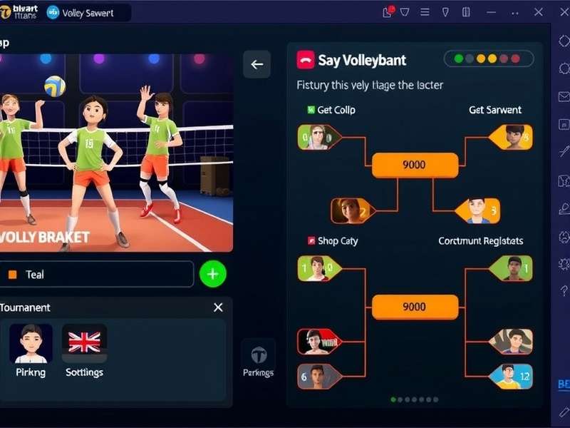 Bharat Volley Titans character customization options