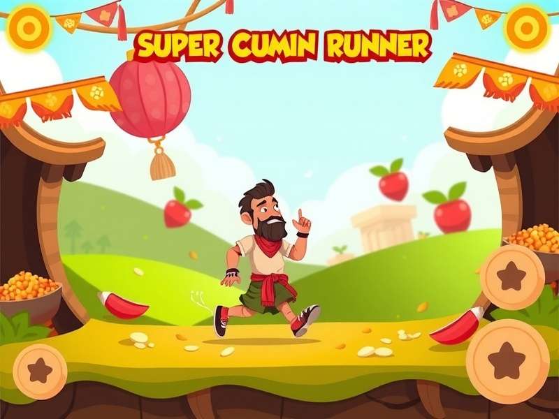 Super Cumin Runner character selection screen
