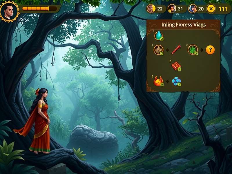 Enchanted Bagh Expedition character design showcasing Indian cultural elements