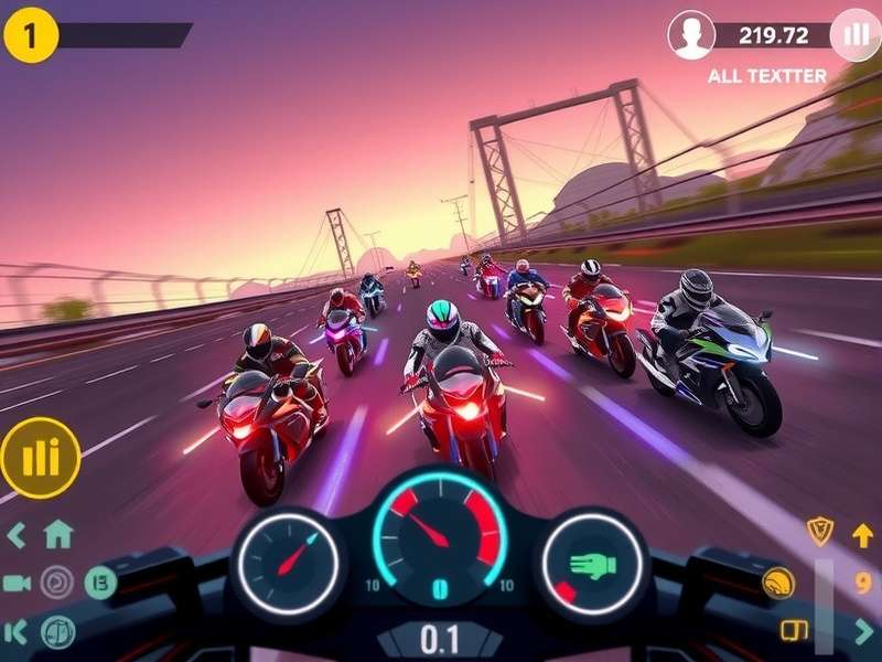 Radiant Rider control interface and HUD elements