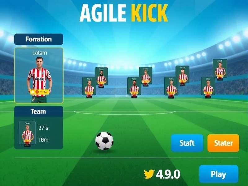 Agile Kick Champion team customization screen