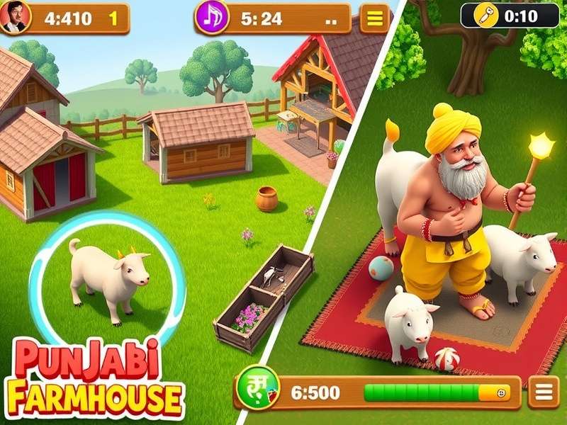 Livestock management and dairy farming in Punjabi Farmhouse Retreat