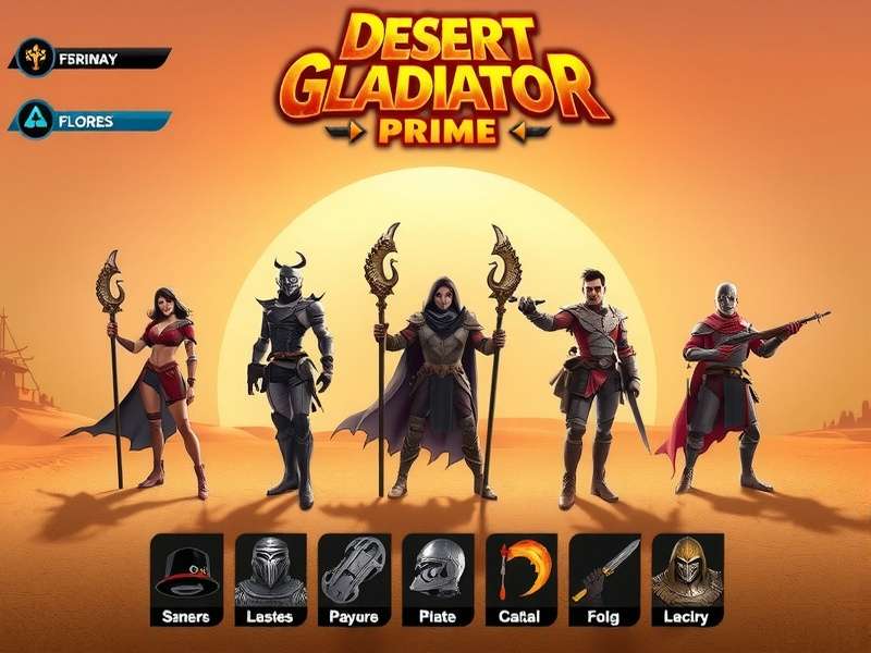 Desert Gladiator Prime character lineup