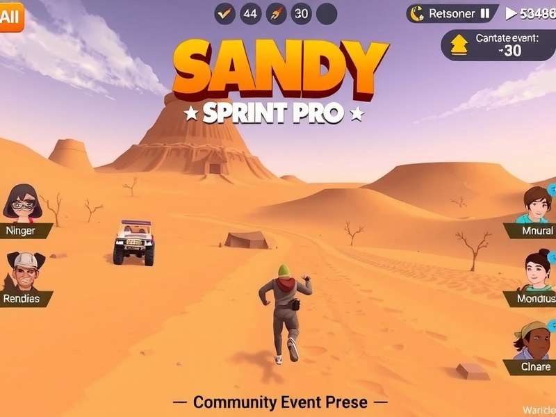 Sandy Sprint Pro community event showcasing players competing in tournament