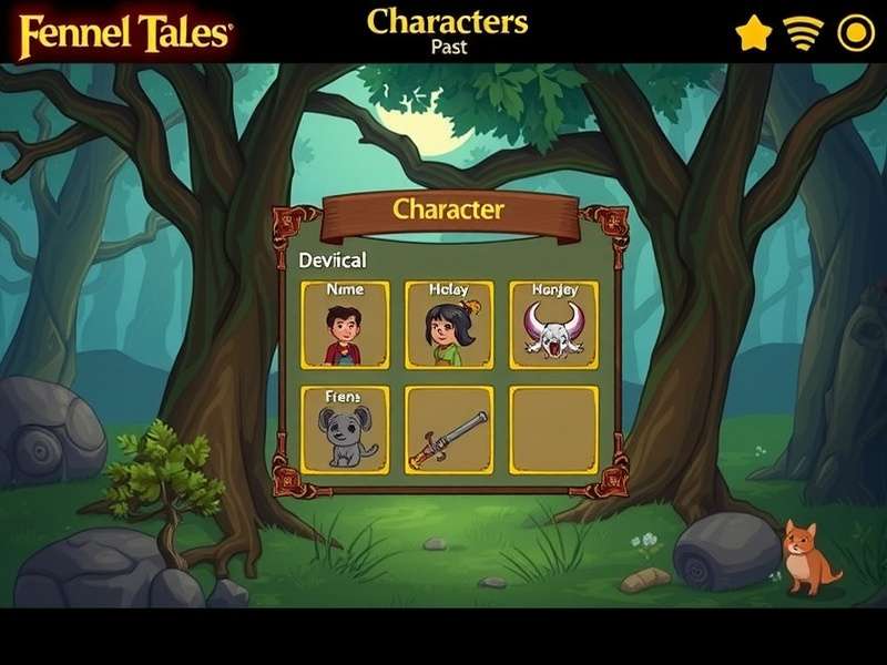 Fennel Tales Enchanted Forests gameplay screenshot showing magical forest environment