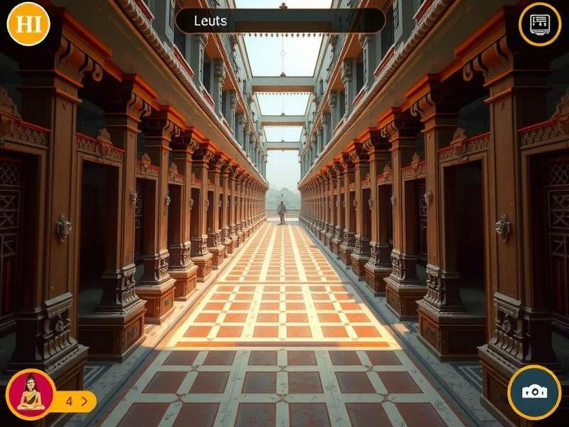 Rishikesh Temple Maze meditation feature interface