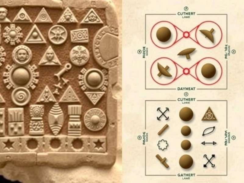 Ancient Indian game boards carved in stone