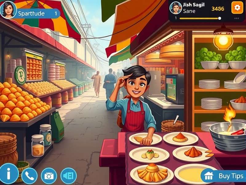 Samosas Splendid Trip advanced cooking interface and ingredient management