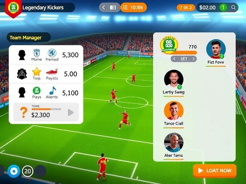 Goa Legendary Kickers gameplay screenshot showing football action