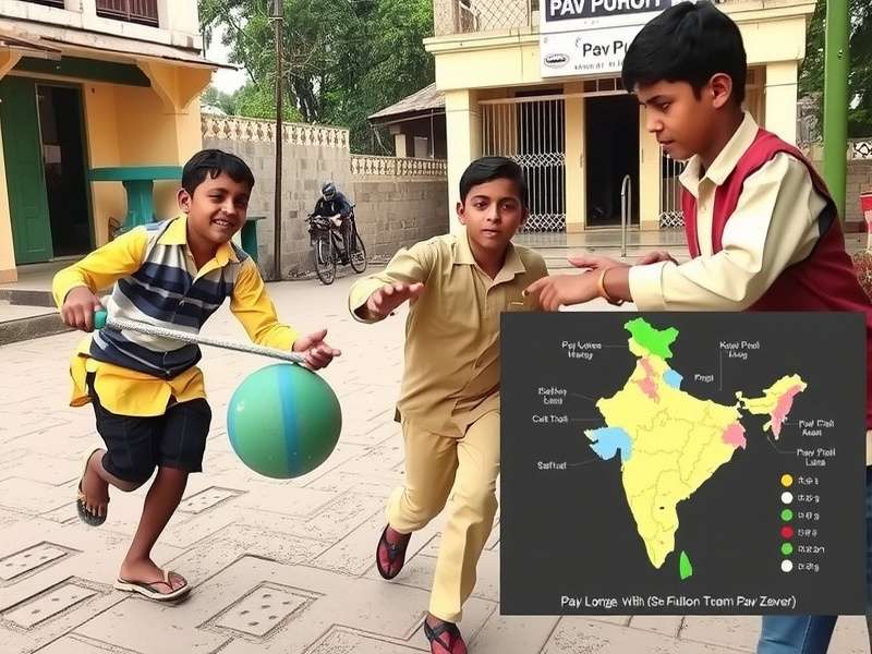 Map showing regional variations of Pav Pursuit across India