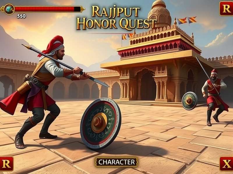 Rajput Honor Quest character selection screen