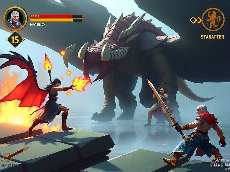 Grand Mace Sovereign gameplay screenshot showing character combat