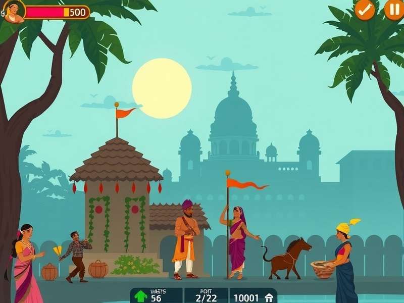 Ganges Village Life traditional craft making