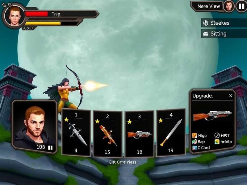 Archero Vanguard Supreme character selection screen