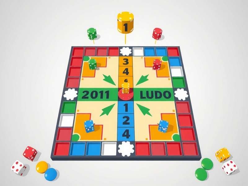 Ludo Supreme King India gameplay interface showing colorful board and tokens