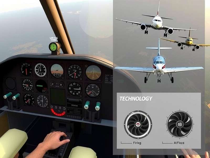 Nandi Flight Simulator technology diagram showing engine components