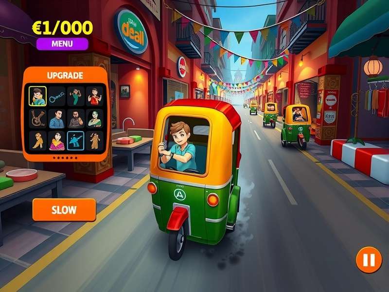 Rickshaw Warrior Quest cultural festival event with traditional decorations