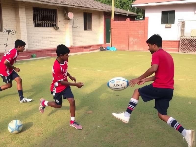 Early Backyard Rugby Blitz match documentation
