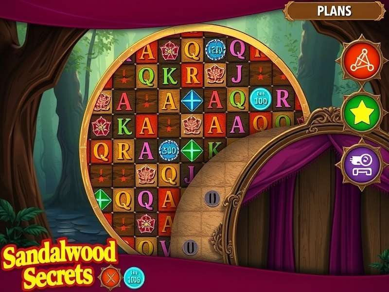Sandalwood Secrets Game Banner - Mysterious Indian themed mobile game