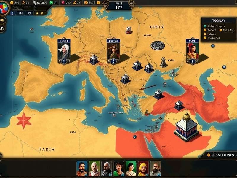 Rajah S Dominion gameplay screenshot showing empire management