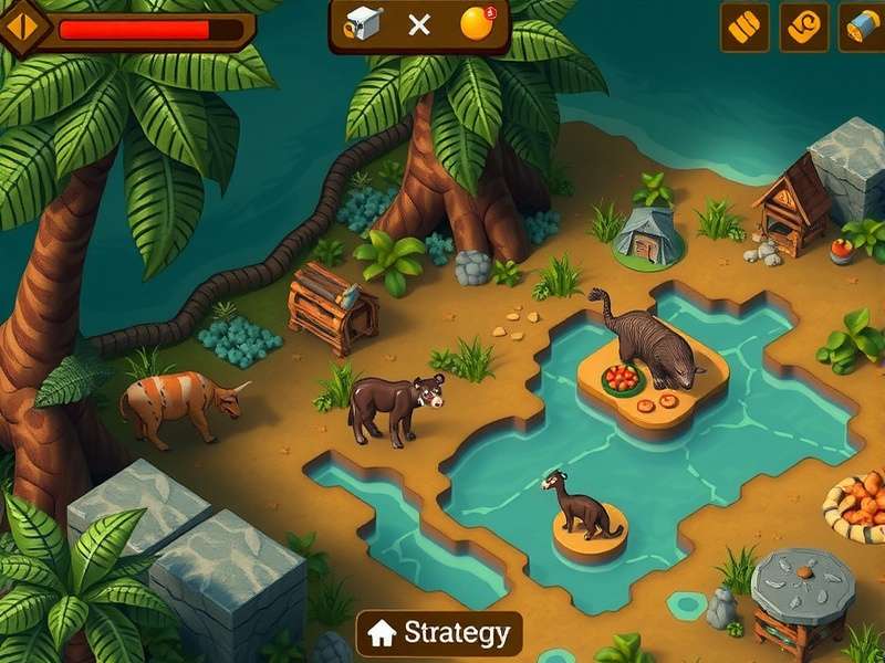 Assolna Wild Adventures strategy map showing resource locations