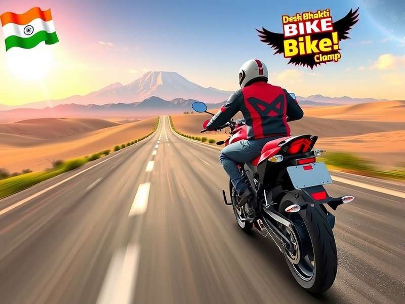 Desh Bhakti Bike Champ showing different Indian landscape racing environments