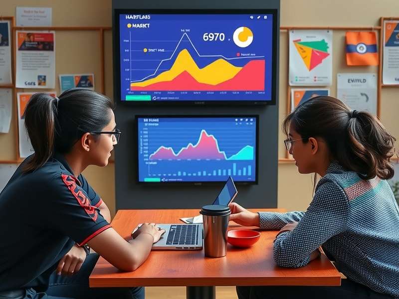 Bharat Biz Wizard economic dashboard showing market trends