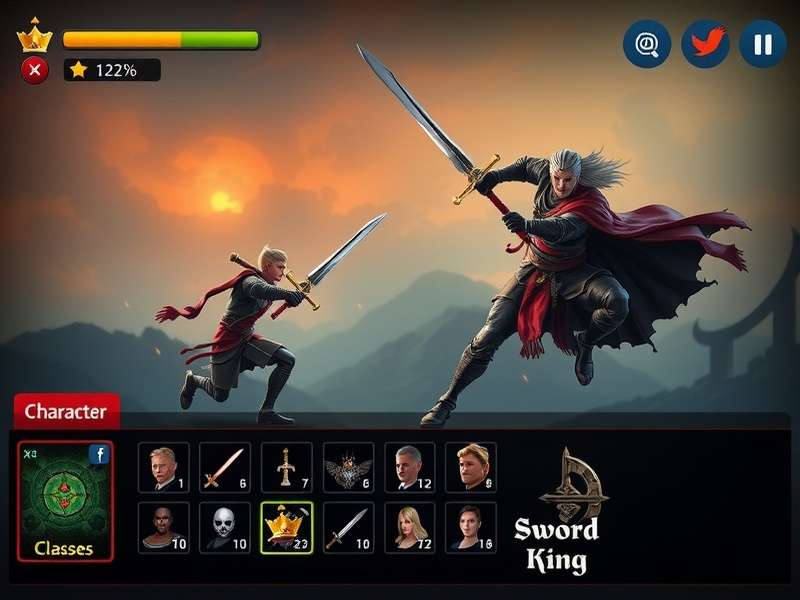 Sword King character classes lineup