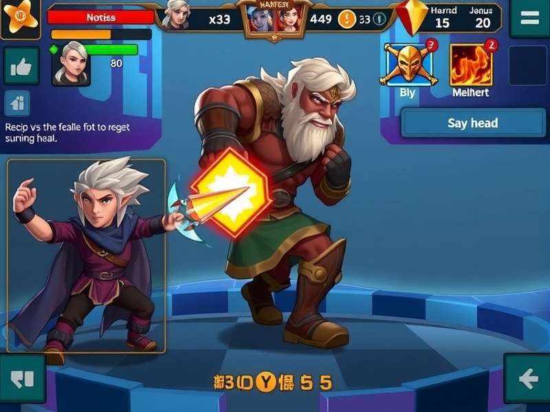 Heroic Warrior Duel character selection screen