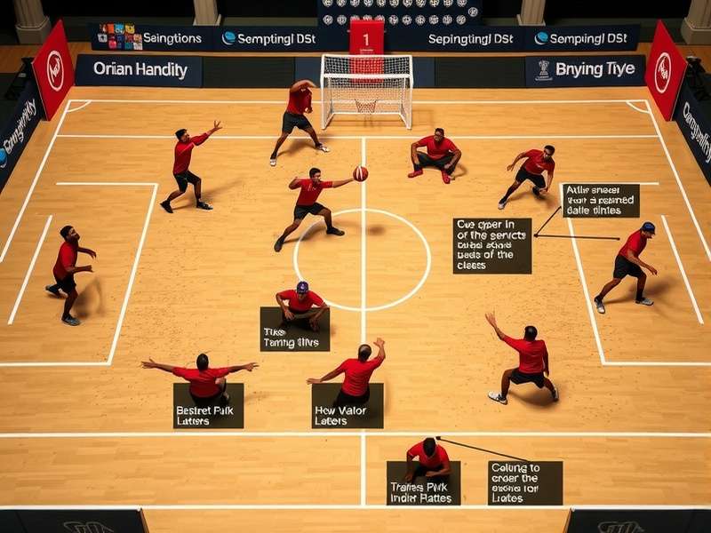 Indian Handball Gladiators demonstrating advanced throwing techniques