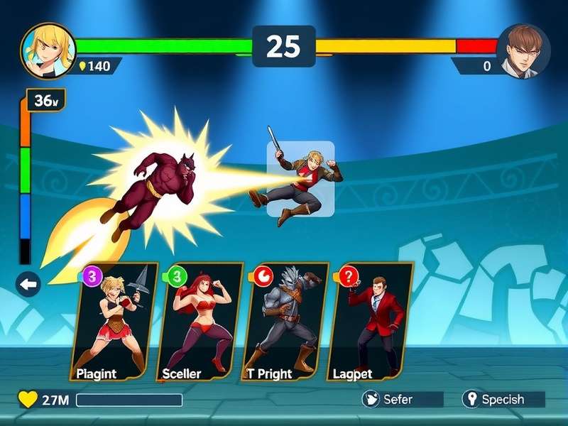 Blazer Thunder Smasher gameplay screenshot showing character action