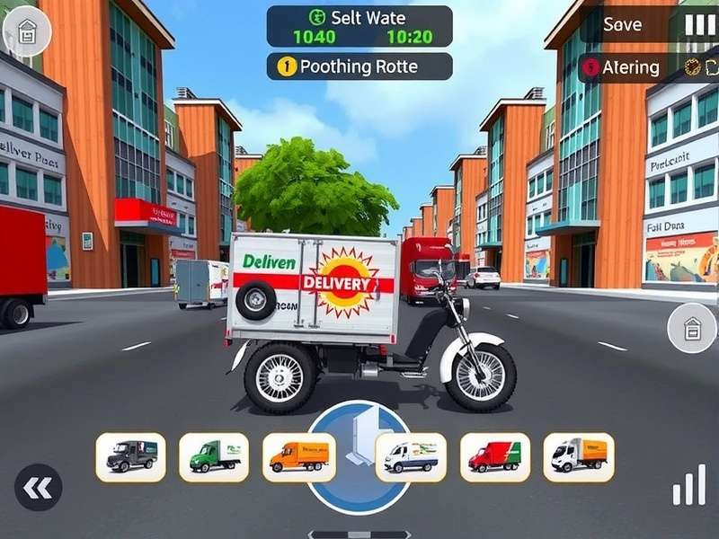Delivery Dominator Pro vehicle selection screen