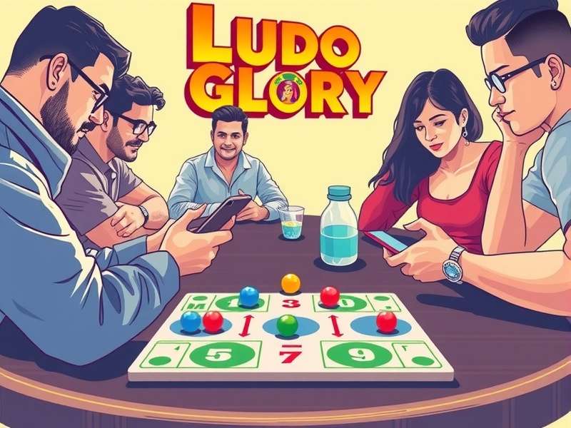 Ludo Glory game rules illustration showing token movement