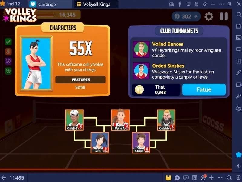 Volley Kings Desi feature showcase with multiple game modes