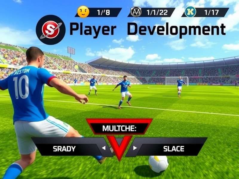 Pro Strikers Dominion player development interface