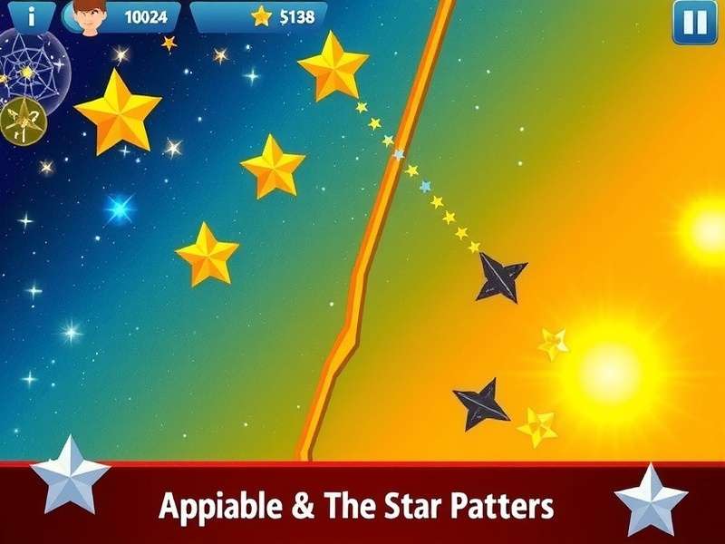 Shooting Star Expert gameplay screenshot showing star shooting mechanics