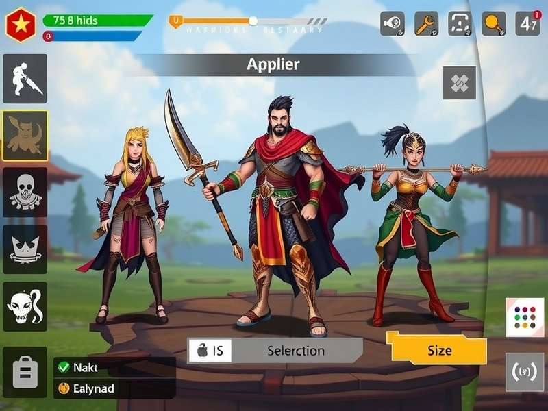 Jai Hind Warrior Ace character customization screen