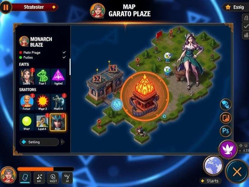 Monarch Blaze character selection screen