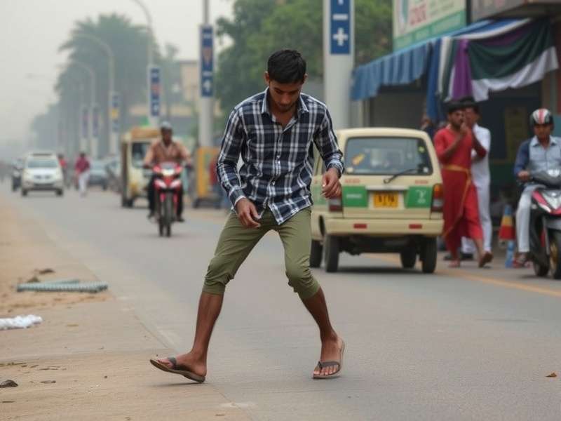 Early Desi Dribble Challenge practitioners in Indian streets