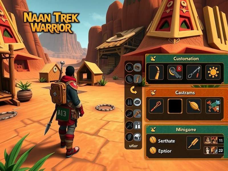 Naan Trek Warrior character customization options