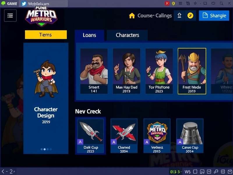 Pune Metro Warriors Game Interface