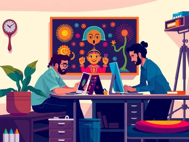 Pixel Dreams gameplay screenshot showing vibrant colors and unique character designs