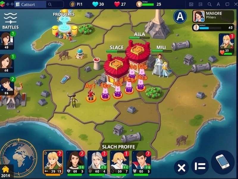 Anise Splendid Warfare battle scene with multiple unit types