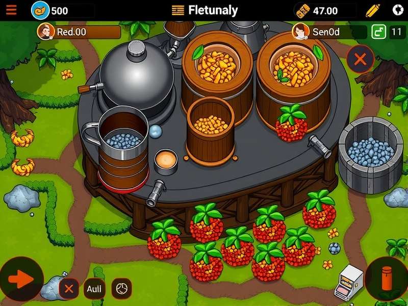 Coorg Coffee Conqueror gameplay screenshot showing coffee plantation management