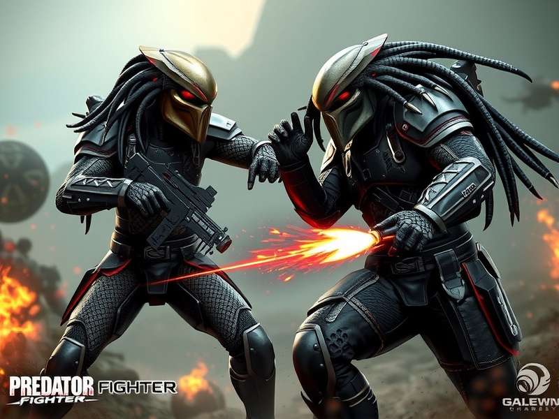 Predator Fighter Combat Scene